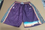 NBA Phoenix Suns fashion design shorts Violet imprimé